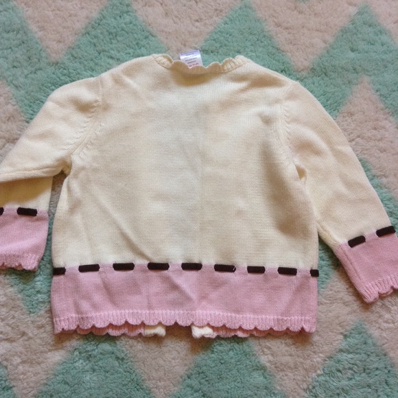 GYMBOREE ice cream social cardigan sweater 12-18 m - Picture 4 of 6